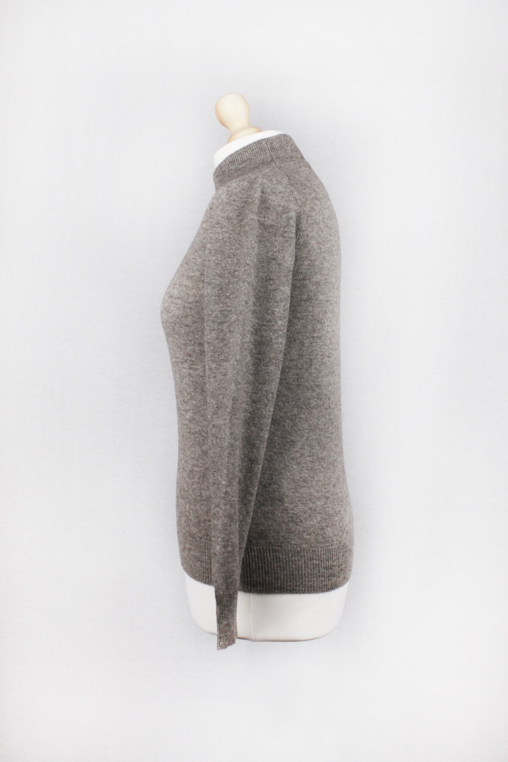 Woman YAK the Dolomite Grey Wool Sweater – PANIGAIA